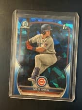 Matt Shaw 2023 Bowman Draft Chrome card