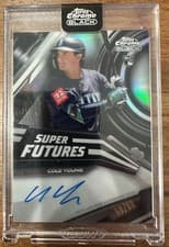 2026 Topps Chrome Black Super Futures Autographs Cole Young #SFA-CY card