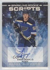 2024-25 Upper Deck Black Diamond Sparkling Rookie Scripts Zach Dean #SRS-ZD card