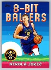 Nikola Jokic 2025 Topps 8-Bit Ballers card
