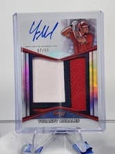 2025 Bowman's Best Prospect Patch Autographs Yohandy Morales #PPA-YM card