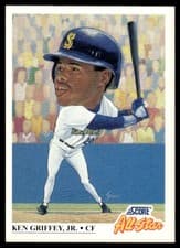 Ken Griffey Jr. 1991 Score card