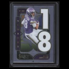 2025 Panini Select Color Wheel Justin Jefferson #1 card