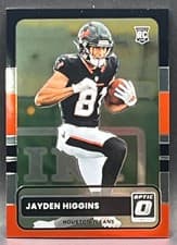 Jayden Higgins 2025 Donruss Optic 2015 Retro card