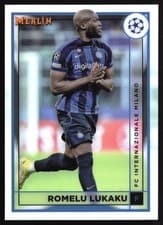 Romelu Lukaku 2022 Topps Merlin Chrome UEFA Club Competitions card