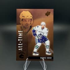 2025-26 SPx All-Time Holoview Daniel Sedin #ATG-SE card