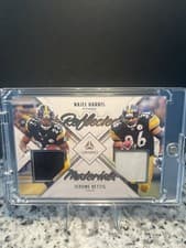 Jerome Bettis / Najee Harris 2024 Panini Luminance Reflected Materials card