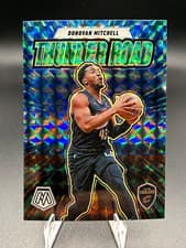2024-25 Panini Mosaic Thunder Road Donovan Mitchell #14 card