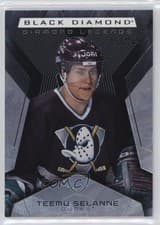 2025-26 Upper Deck Black Diamond Diamond Legends Teemu Selanne #BDL-TS card