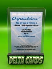 2025-26 NBA Hoops 1989 Hoops Signatures Dirk Nowitzki #89S-DN card