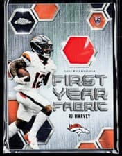 2025 Topps Chrome First Year Fabric RJ Harvey #FYF-RH card