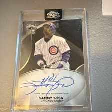 2024 Topps Chrome Black Ivory Autographs Sammy Sosa #CPA-SS card