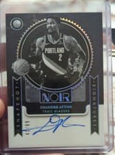 2024-25 Panini Noir Snapshot Signatures Set Deandre Ayton #12 card