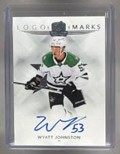 2024-25 Upper Deck The Cup Logomarks Wyatt Johnston #LM-WJ card