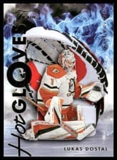 2025-26 Flair Hot Gloves Lukas Dostal #HG-20 card