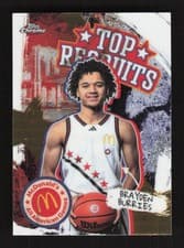 2025 Topps Chrome McDonald's All American Top Recruits Brayden Burries #TP-8 card