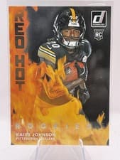 2025 Donruss Red Hot Rookies Kaleb Johnson #RHR-KLJ card