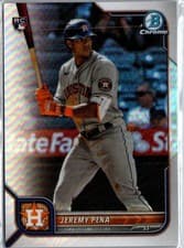 Jeremy Pena 2022 Bowman Chrome card