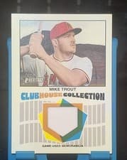2026 Topps Heritage Clubhouse Collection Relics Mike Trout #CCR-MT card