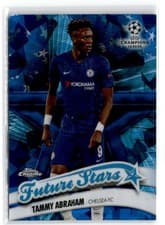 Tammy Abraham 2019 Topps Chrome UEFA Champions League Sapphire Future Stars card