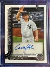 2025 Topps 2024 First Pitch Autographs Coach Al #FPA-NC card