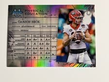 Carson Beck 2024 Bowman University Chrome Physical Education Set card