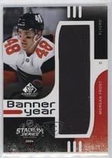 2024-25 SP Game Used 2024 Stadium Series Banner Year Relics Morgan Frost #BYSS-MF card