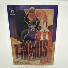2021 Panini Donruss Optic T Minus 3 2 1 LeBron James Holo #2 card