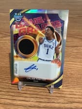2025-26 Bowman University Best Game Graphs Caleb Foster #GG-CF card