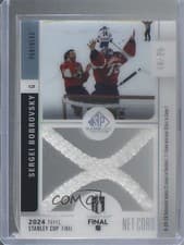 2024-25 SP Game Used 2024 Stanley Cup Playoffs Net Cord Relics Sergei Bobrovsky #SCN-SB card