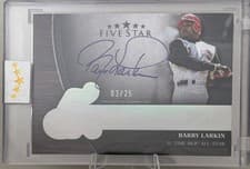2025 Topps Five Star Five Time Signatures Barry Larkin #FTS-BL card