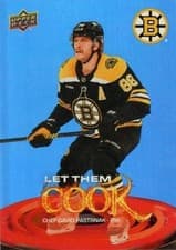 2025-26 Upper Deck Let Them Cook David Pastrnak #LTC-5 card