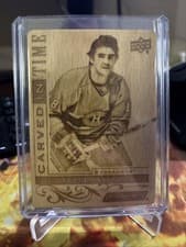 2024-25 Upper Deck Engrained Icons Carved in Time Serge Savard #CT-SS card