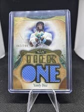 2026 Topps Tier One Tier One Relics Die-Cut Yandy Díaz #T1RD-YD card