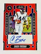 2024 Panini Absolute Absolute Legends Signatures Chuck Foreman #ALS-CFN card
