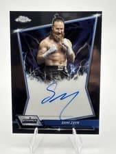 2026 Topps Chrome WWE Blue Brand Autographs Sami Zayn #BBA-SAM card