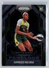 2025 Panini Prizm WNBA Fearless Dominique Malonga #14 card