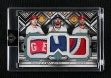 2025 Topps Transcendent Collection Triple Patch Mookie Betts #TCTP-TBH card