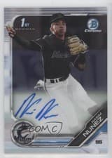 Nasim Nunez 2019 Bowman Draft Chrome Picks Autograph card