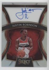 2019 Panini Select Rookie Signatures Justin Robinson #RS-JRO card