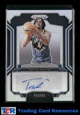 Tristen Newton 2024-25 Panini Prizm Rookie Penmanship card