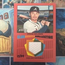 2026 Topps Heritage Clubhouse Collection Relics Drake Baldwin #CCR-DB card