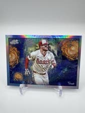2025 Topps Cosmic Chrome Stars in the Night Mike Trout #STN-18 card