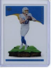 2021 Panini Chronicles Magnitude Justin Herbert Blue #MAG-18 card