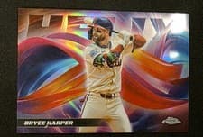 2025 Topps Chrome Update Helix Bryce Harper #HX-16 card