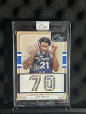 2024-25 Panini One and One One and One Stats Set Joel Embiid #9 card