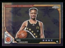 2025 Topps Chrome McDonald's All American Base Set Mia Pauldo #63 card