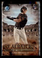 Jung Hoo Lee 2024 Bowman Chrome Gladiators of the Diamond card
