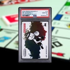 2024-25 Panini Prizm Monopoly Millionaire White Mr. Monopoly #W28 card
