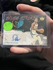 Desmond Bane 2023 Panini Court Kings Brush Strokes card